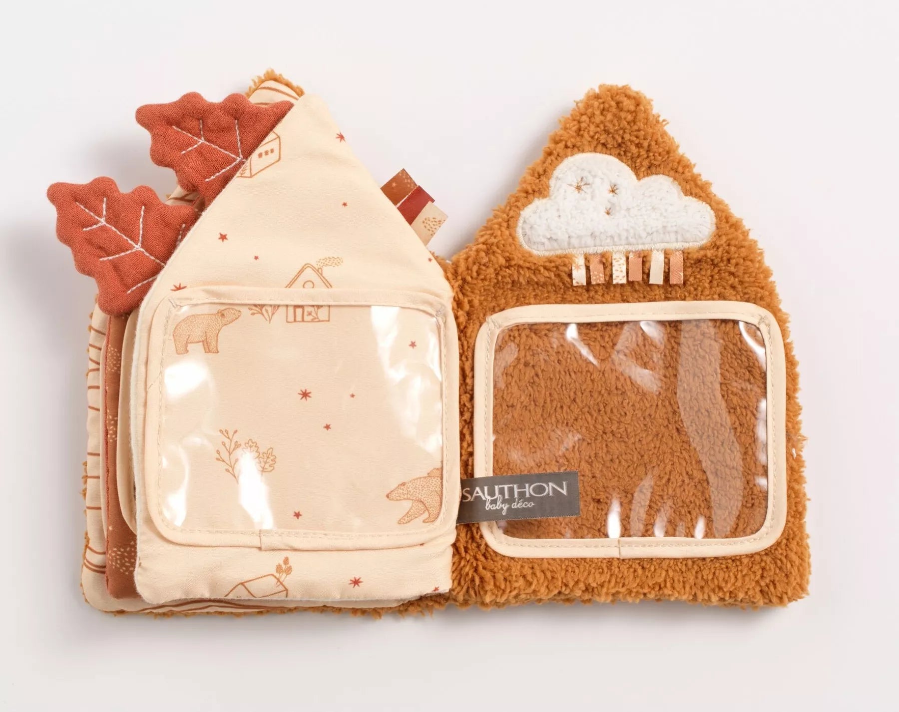 Livre d'éveil album photo en sherpa | Orsino