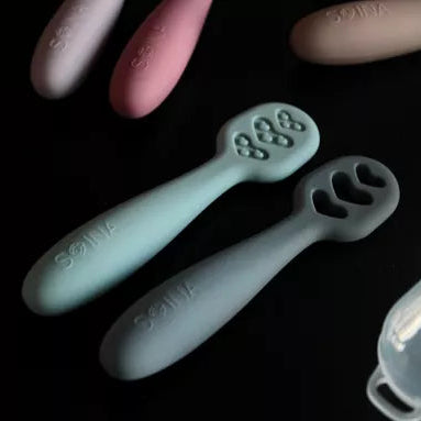 Pré cuillères en silicone alimentaire | Océan