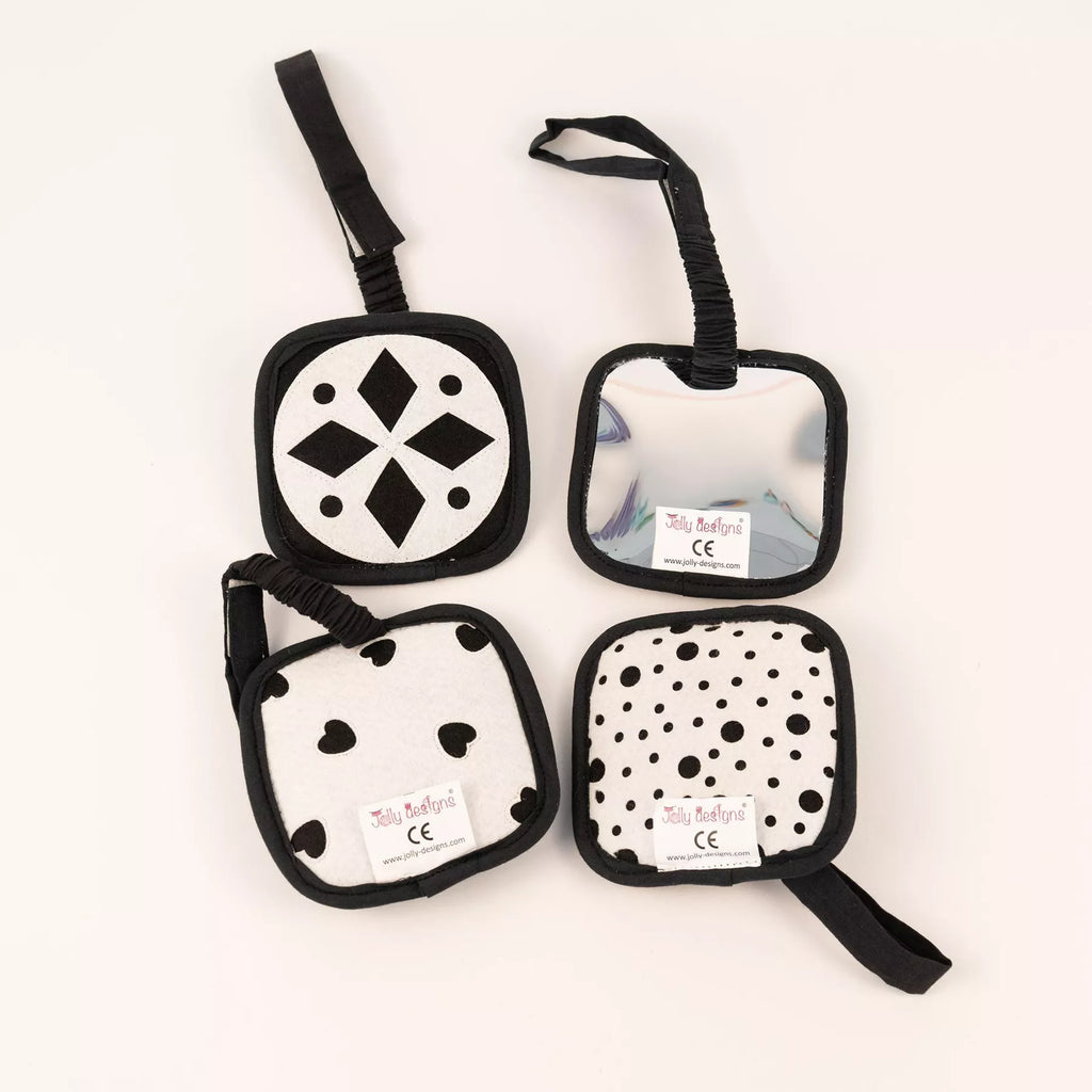 Cartes contrastées à suspendre