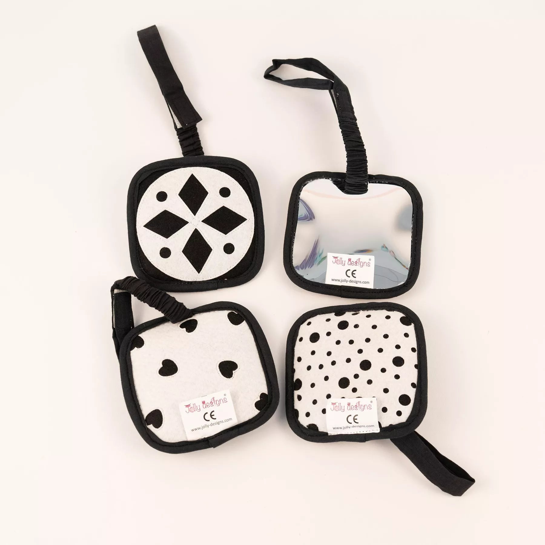 Cartes contrastées à suspendre