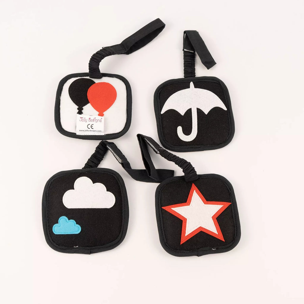 Cartes contrastées à suspendre