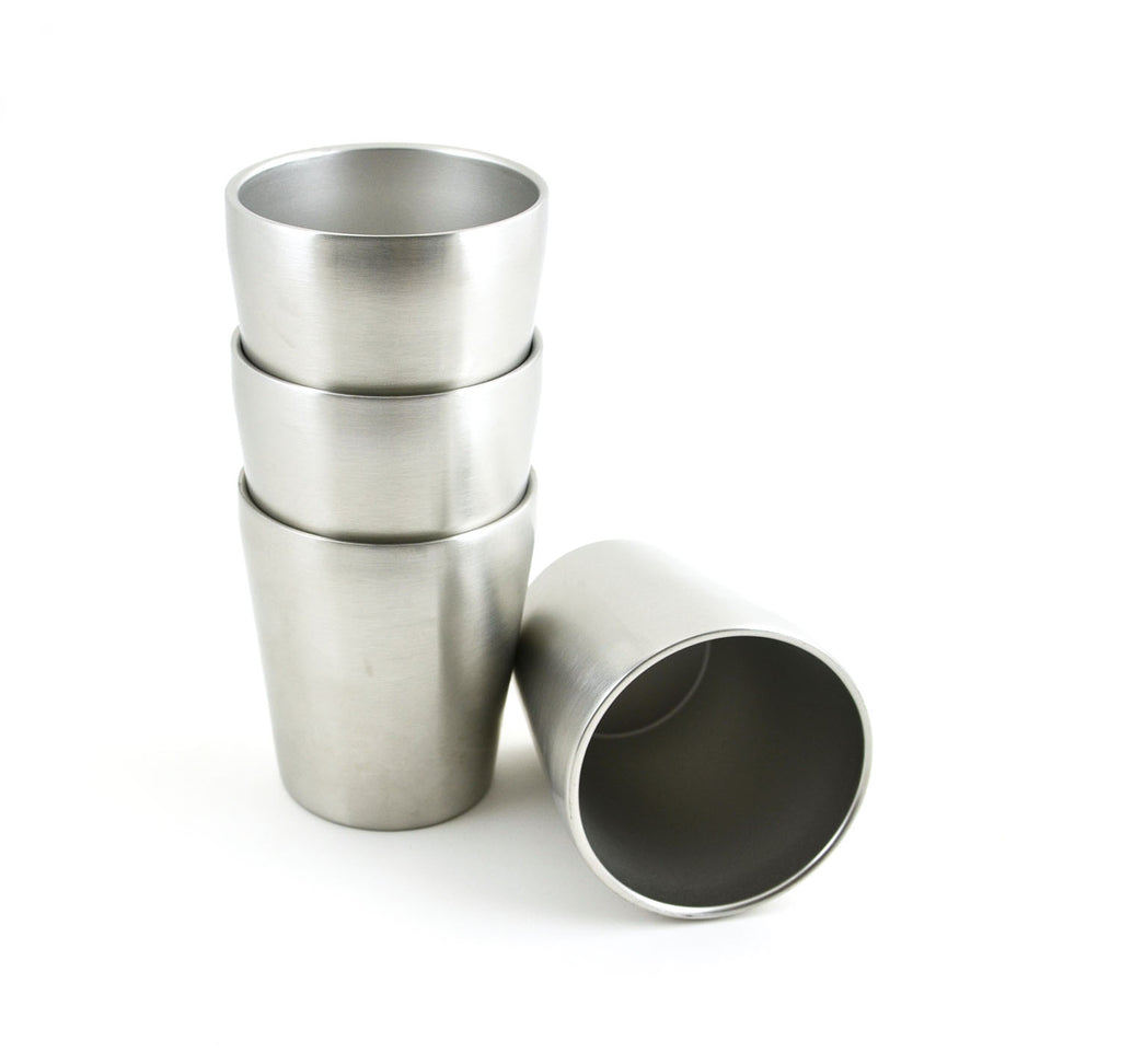 Ensemble de 4 timbales en inox de 180ml