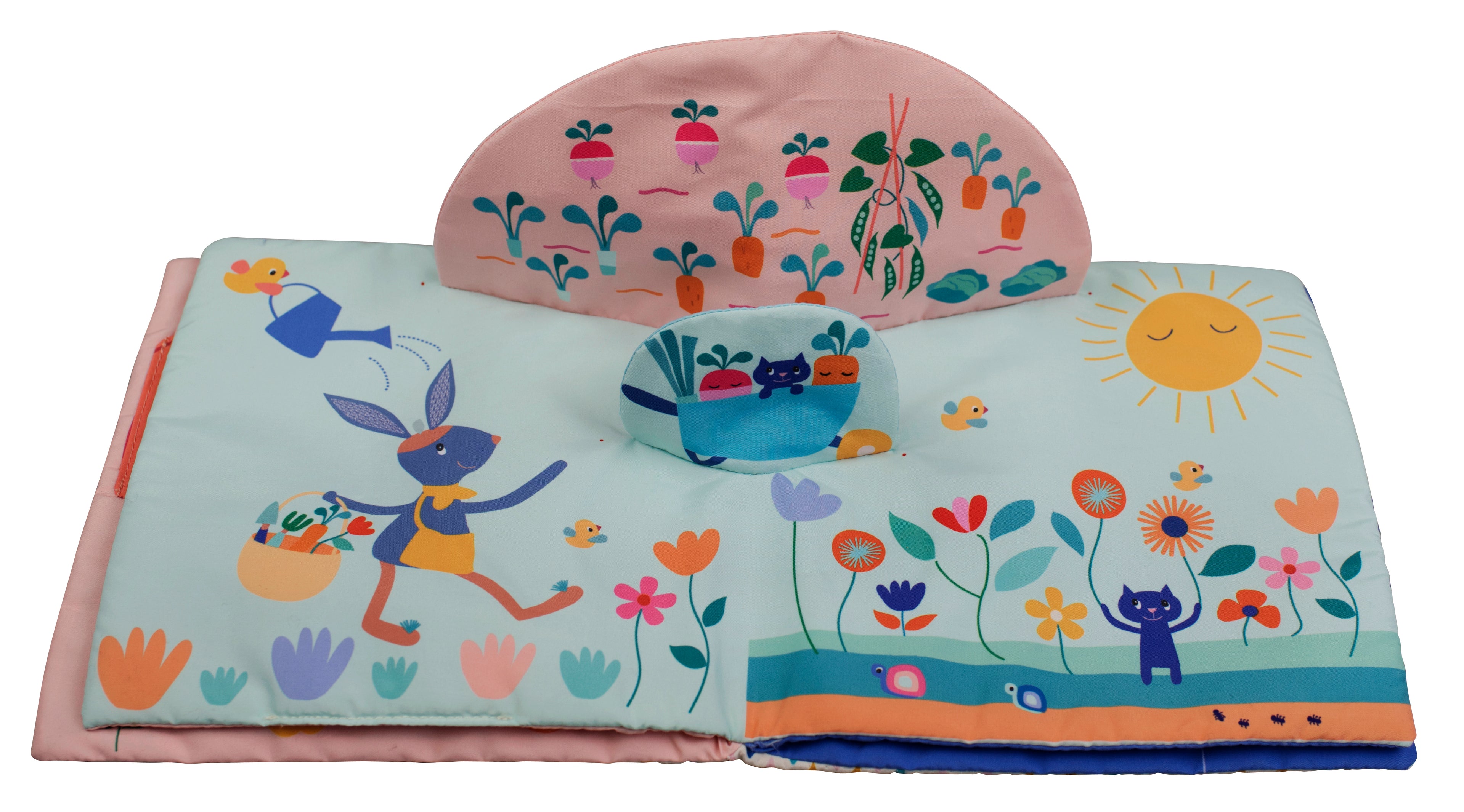 Livre d'éveil pop-up en tissu | Gabin Lapin