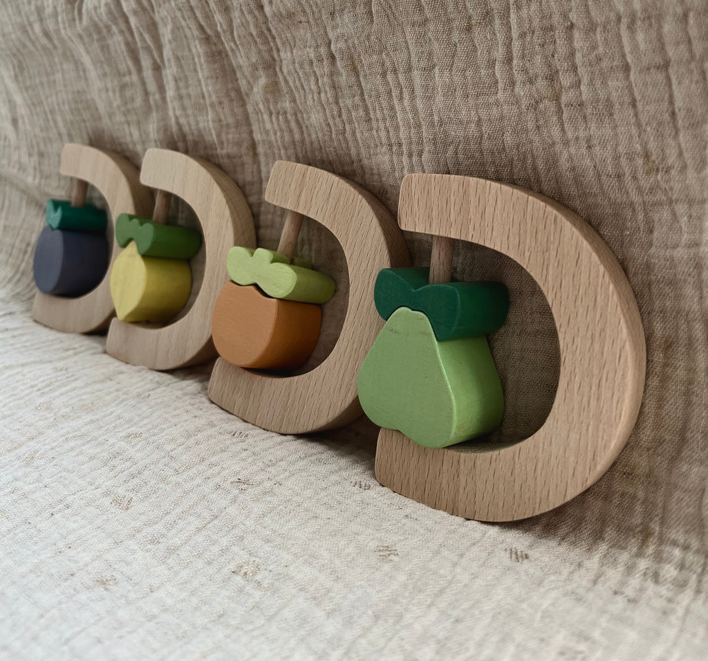 Hochet en bois | Prune