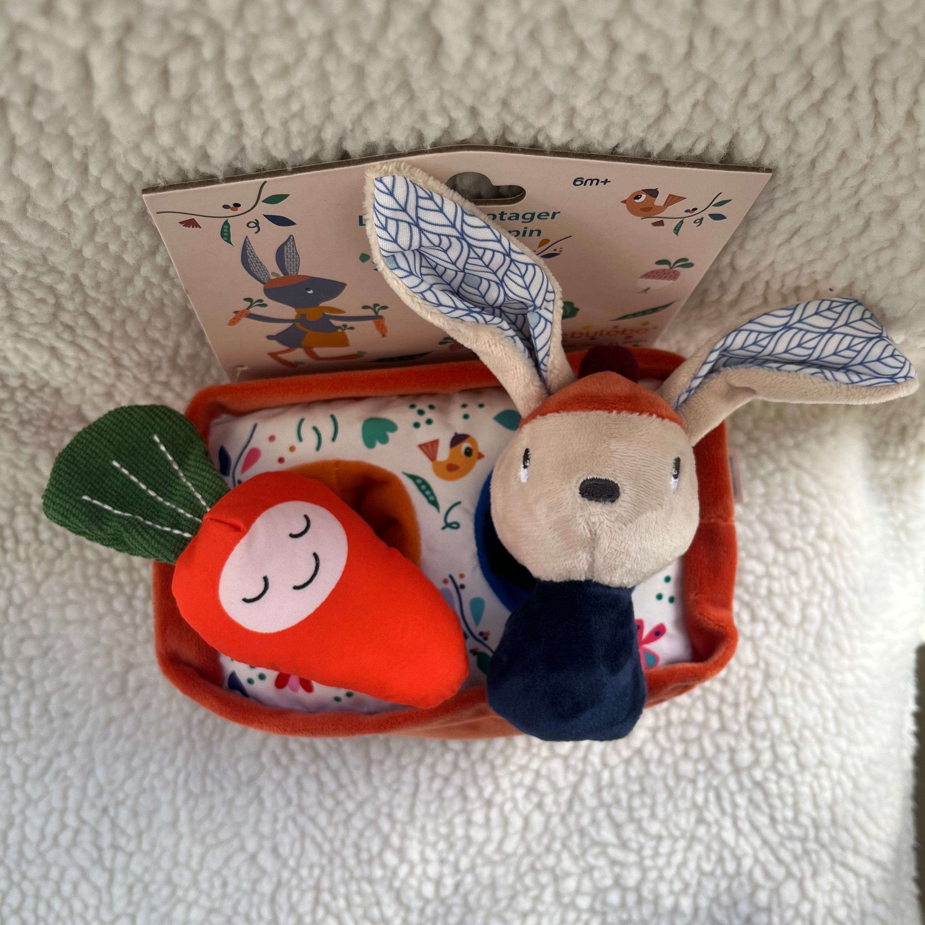 Jouet d'activités | Le potager de Gabin Lapin