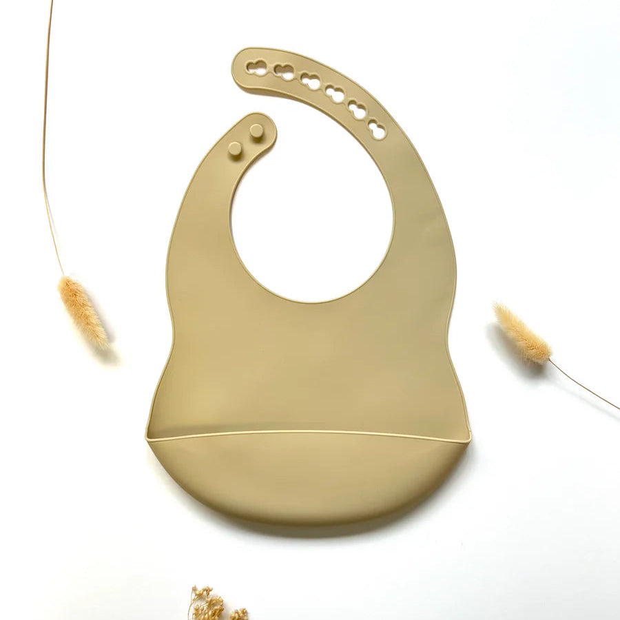 Bavoir en silicone alimentaire | Sable fin