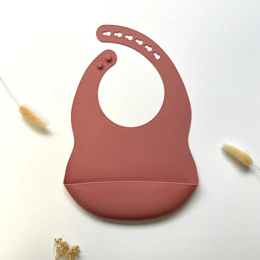 Bavoir en silicone alimentaire | Fleur de cerisier