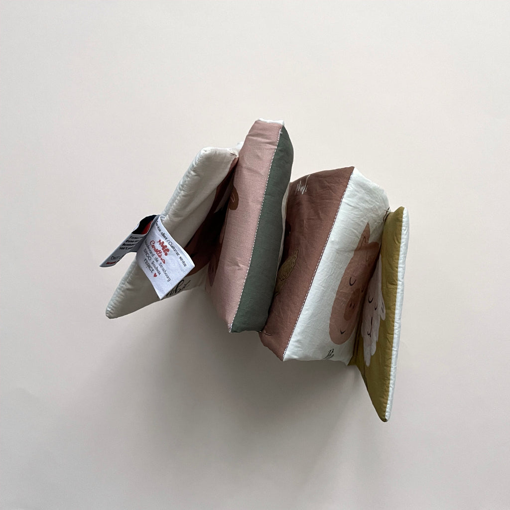 Livre d'éveil en coton bio | Les Animaux de la Ferme