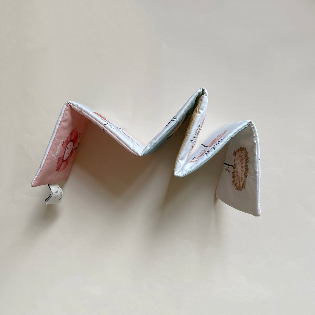 Livre d’éveil en coton bio | Le Jardin des émotions